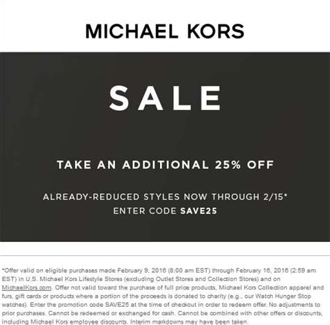 kors vip promo code|michael kors discount codes.